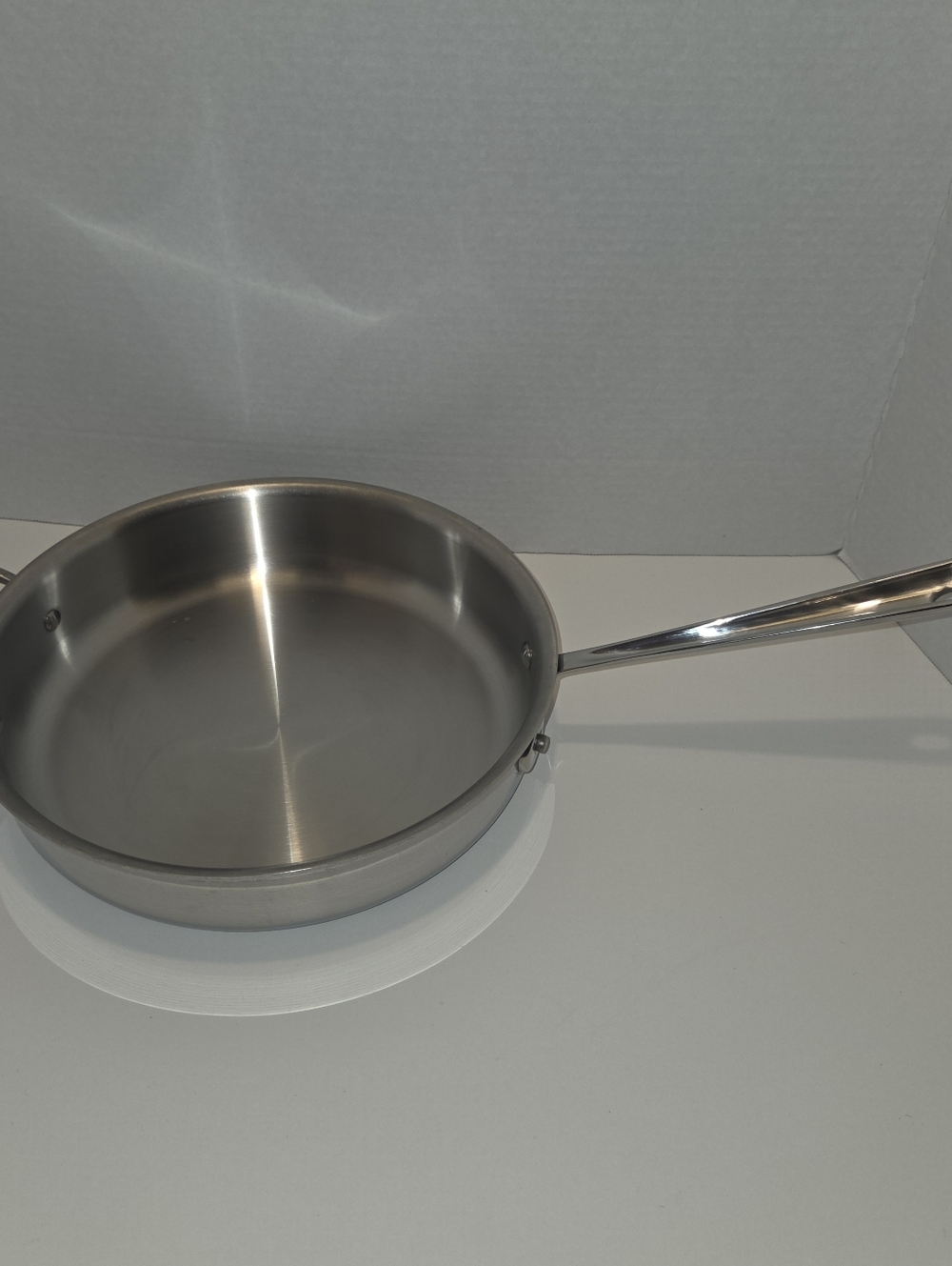 All Clad Stainless Steel 3 QT 11 inch Sauté Skillet Frying Pan Cook — No Lid